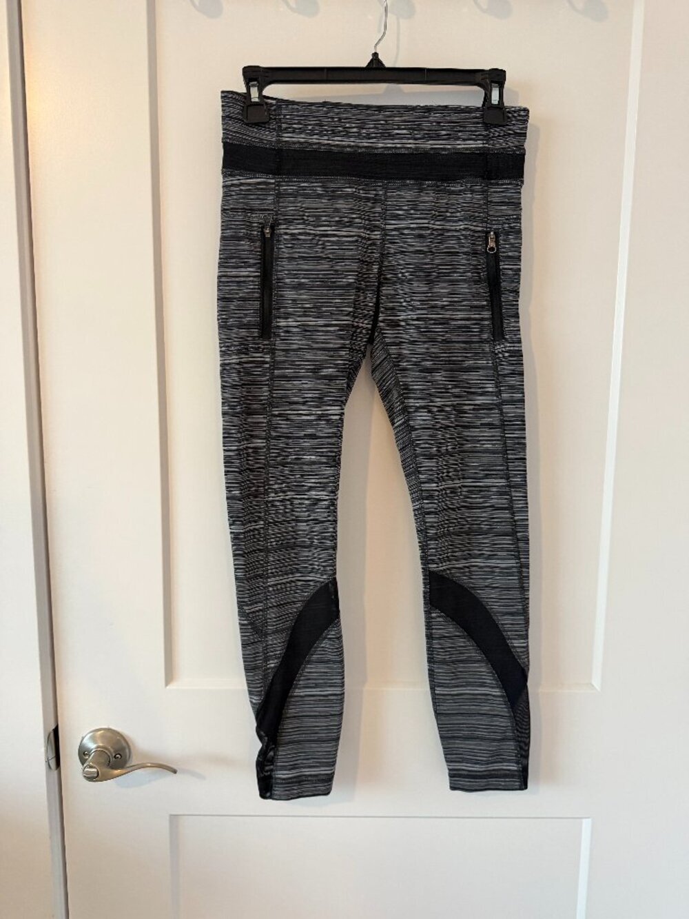Lululemon Inspire Tight II (Mesh) – Cyber Black Deep Coal / Black – Size 6